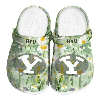 byu cougars daisy cluster clogs best selling