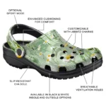 calgary flames daisy cluster clogs best selling