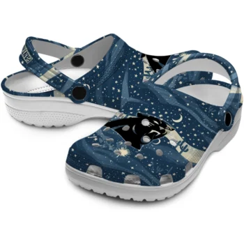 carolina panthers night cactus clogs high quality