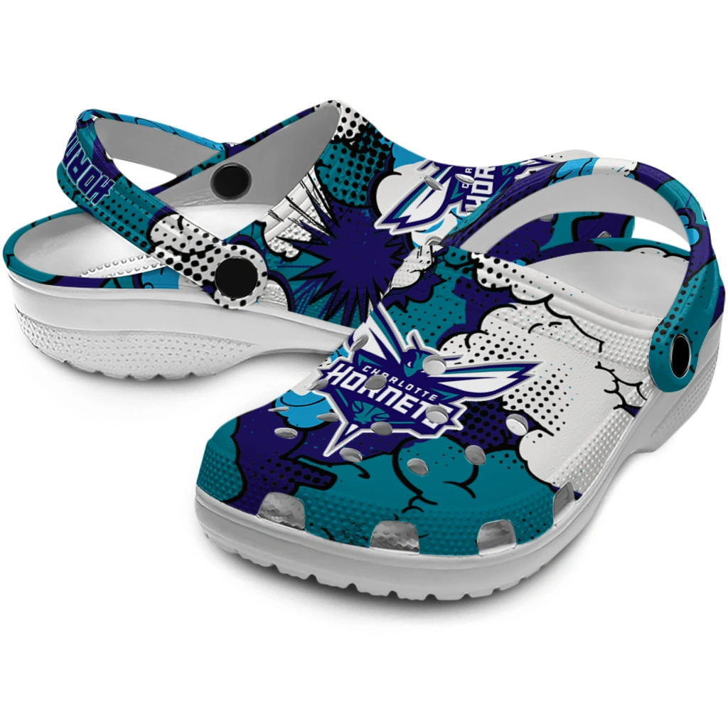 charlotte hornets cloud splash clogs high quality charlotte hornets cloud splash clogs high quality