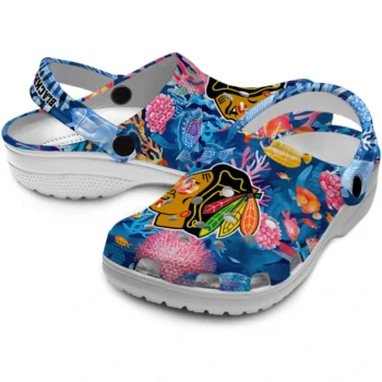 chicago blackhawks ocean wonders clogs high quality