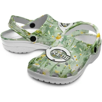 cincinnati reds daisy cluster clogs high quality