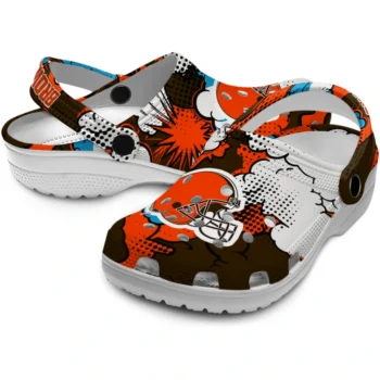 cleveland browns cloud splash clogs high quality