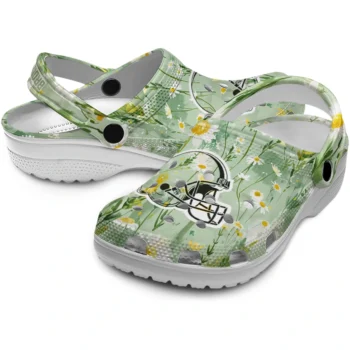 cleveland browns daisy cluster clogs high quality