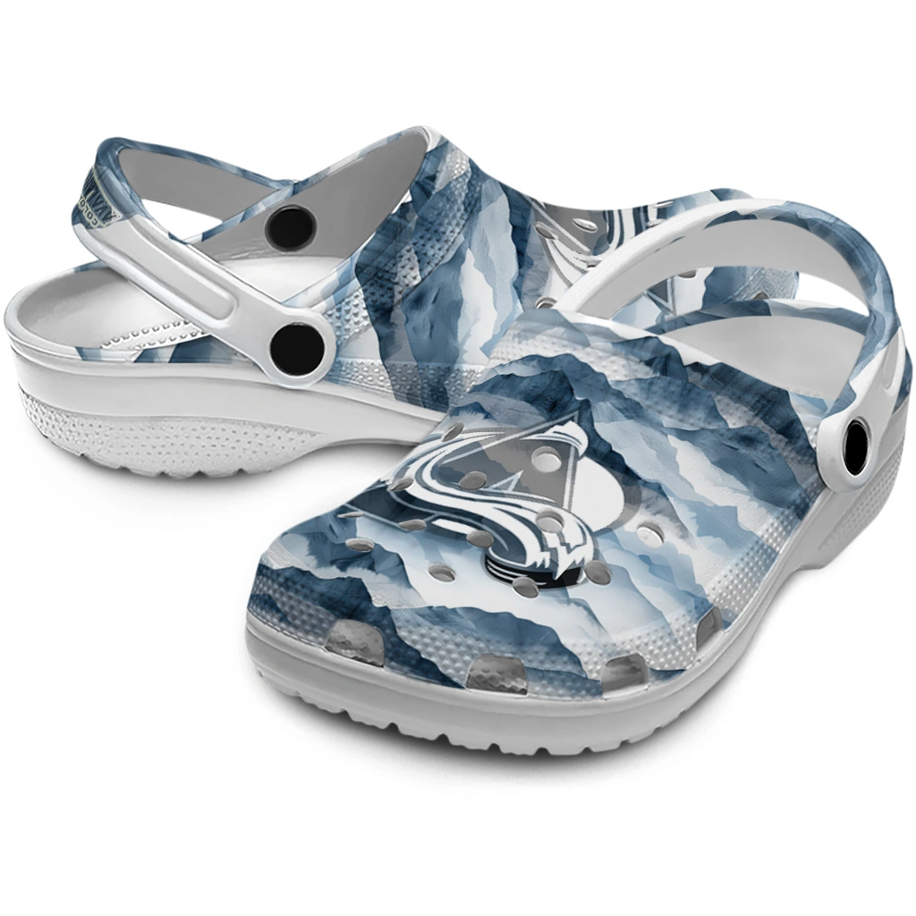 colorado avalanche mountain peaks clogs high quality colorado avalanche mountain peaks clogs high quality