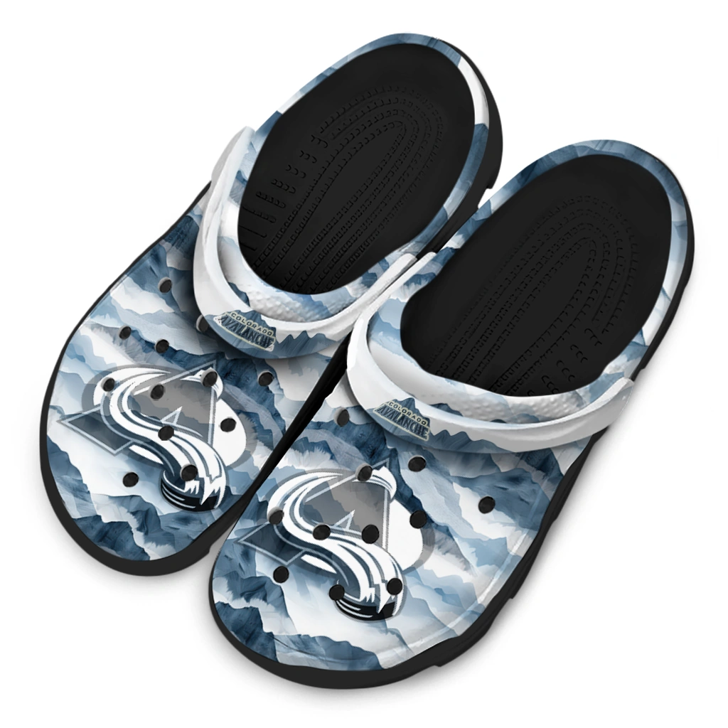 colorado avalanche mountain peaks clogs latest model colorado avalanche mountain peaks clogs latest model