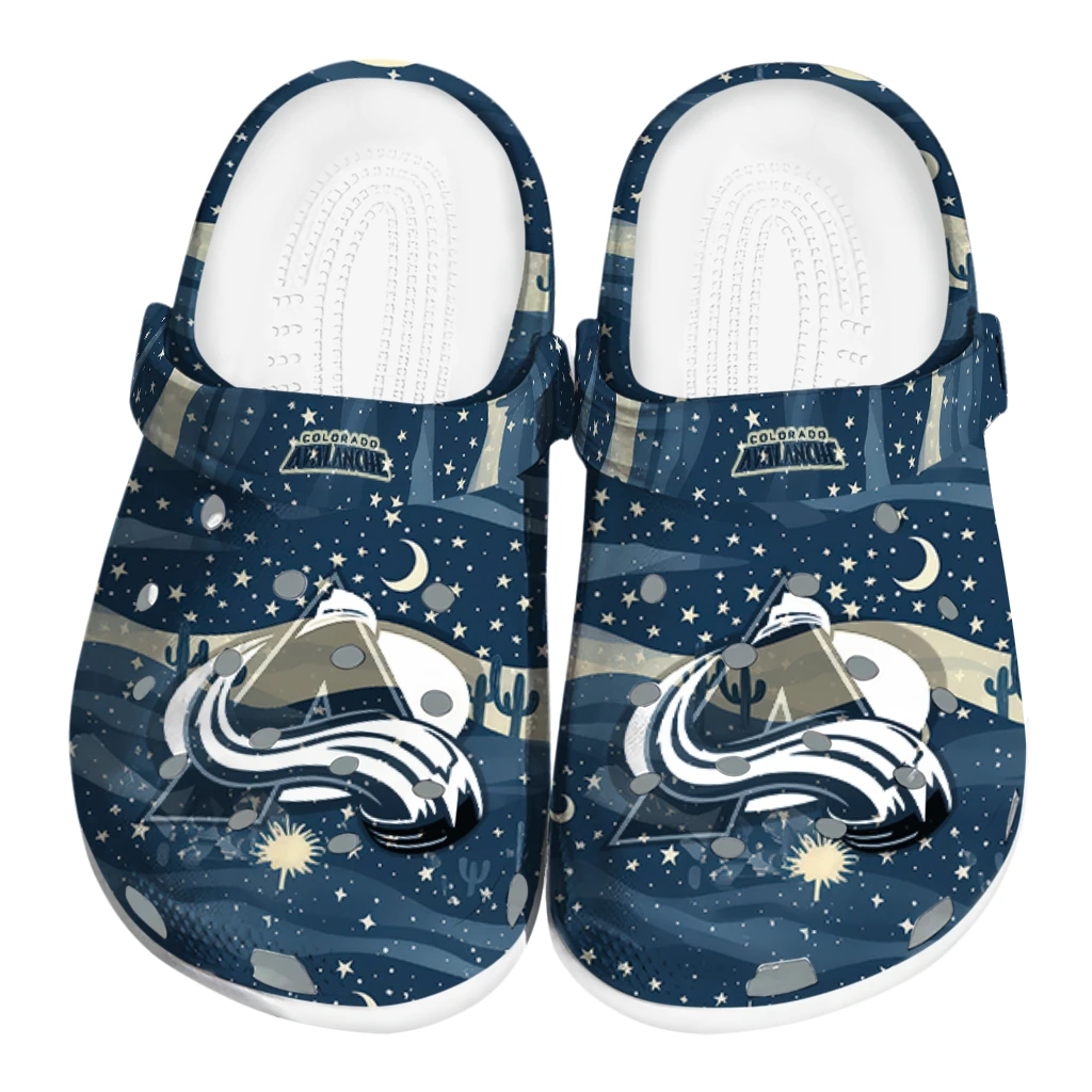 colorado avalanche night cactus clogs best selling colorado avalanche night cactus clogs best selling