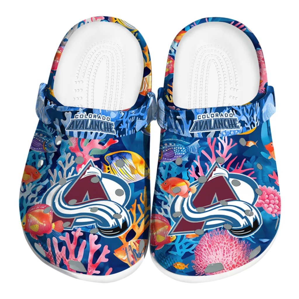 colorado avalanche ocean wonders clogs best selling colorado avalanche ocean wonders clogs best selling
