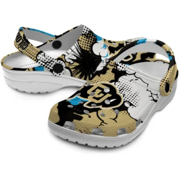 colorado buffaloes cloud splash clogs high quality