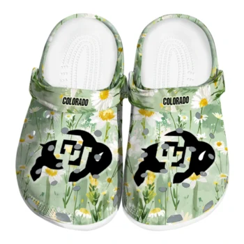 colorado buffaloes daisy cluster clogs best selling