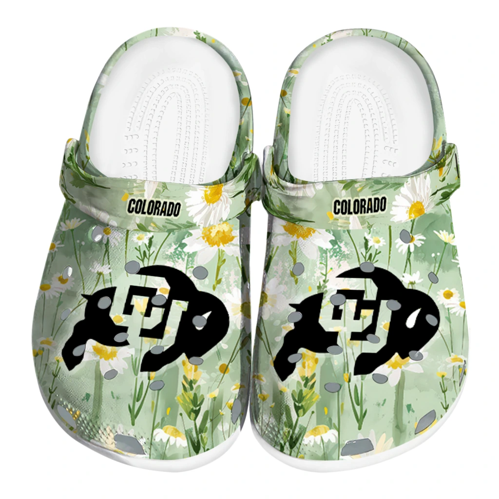 colorado buffaloes daisy cluster clogs best selling colorado buffaloes daisy cluster clogs best selling