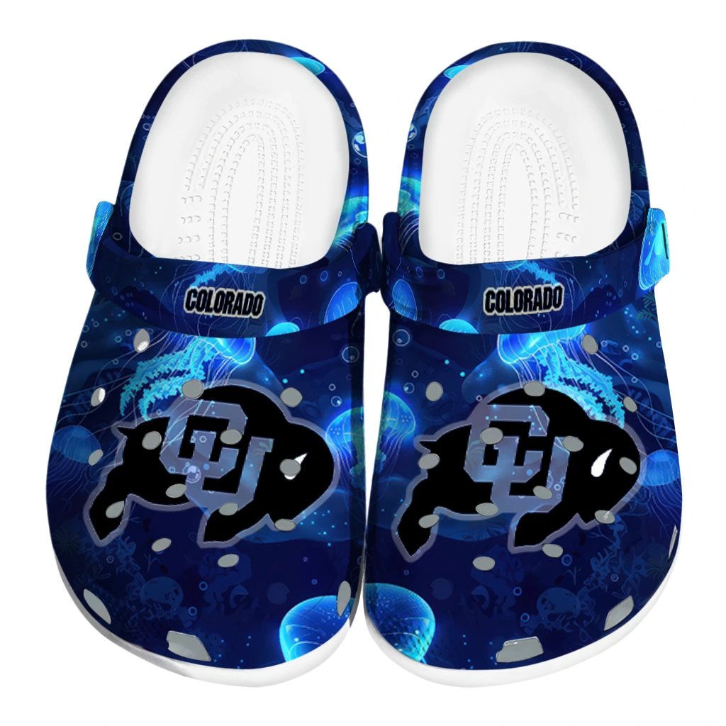 colorado buffaloes jellyfish ocean clogs best selling colorado buffaloes jellyfish ocean clogs best selling