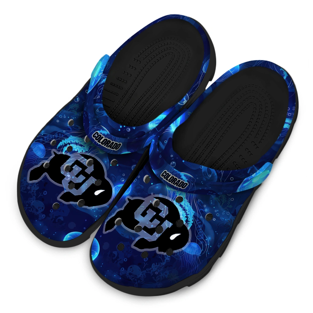 colorado buffaloes jellyfish ocean clogs latest model colorado buffaloes jellyfish ocean clogs latest model