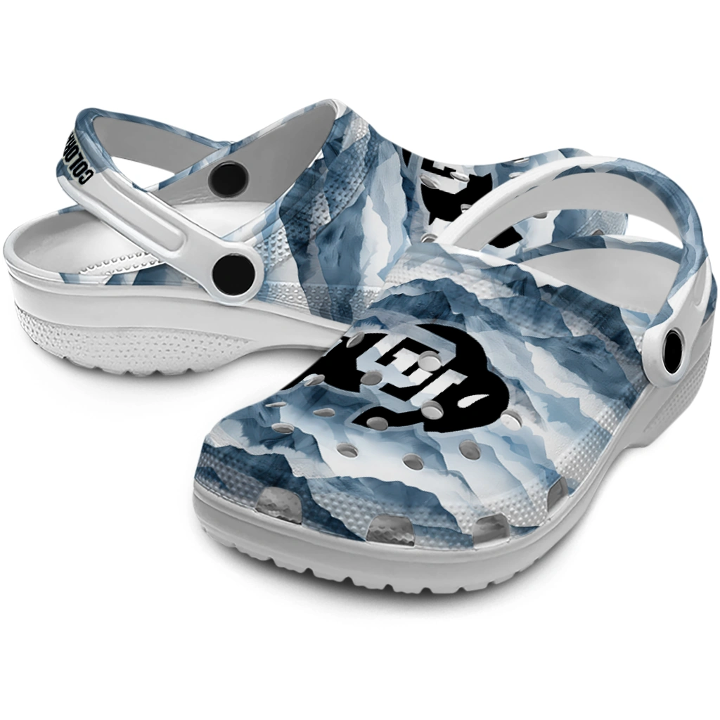 colorado buffaloes mountain peaks clogs high quality colorado buffaloes mountain peaks clogs high quality