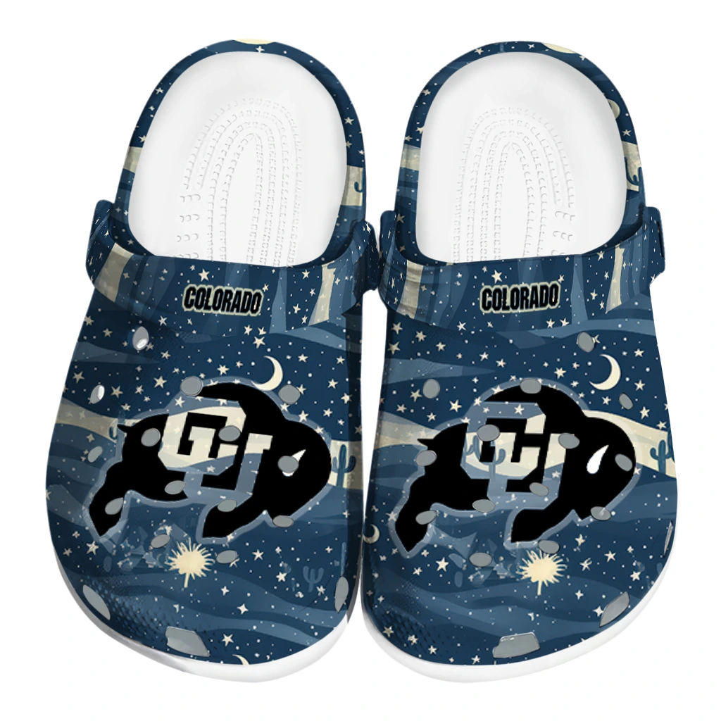 colorado buffaloes night cactus clogs best selling colorado buffaloes night cactus clogs best selling