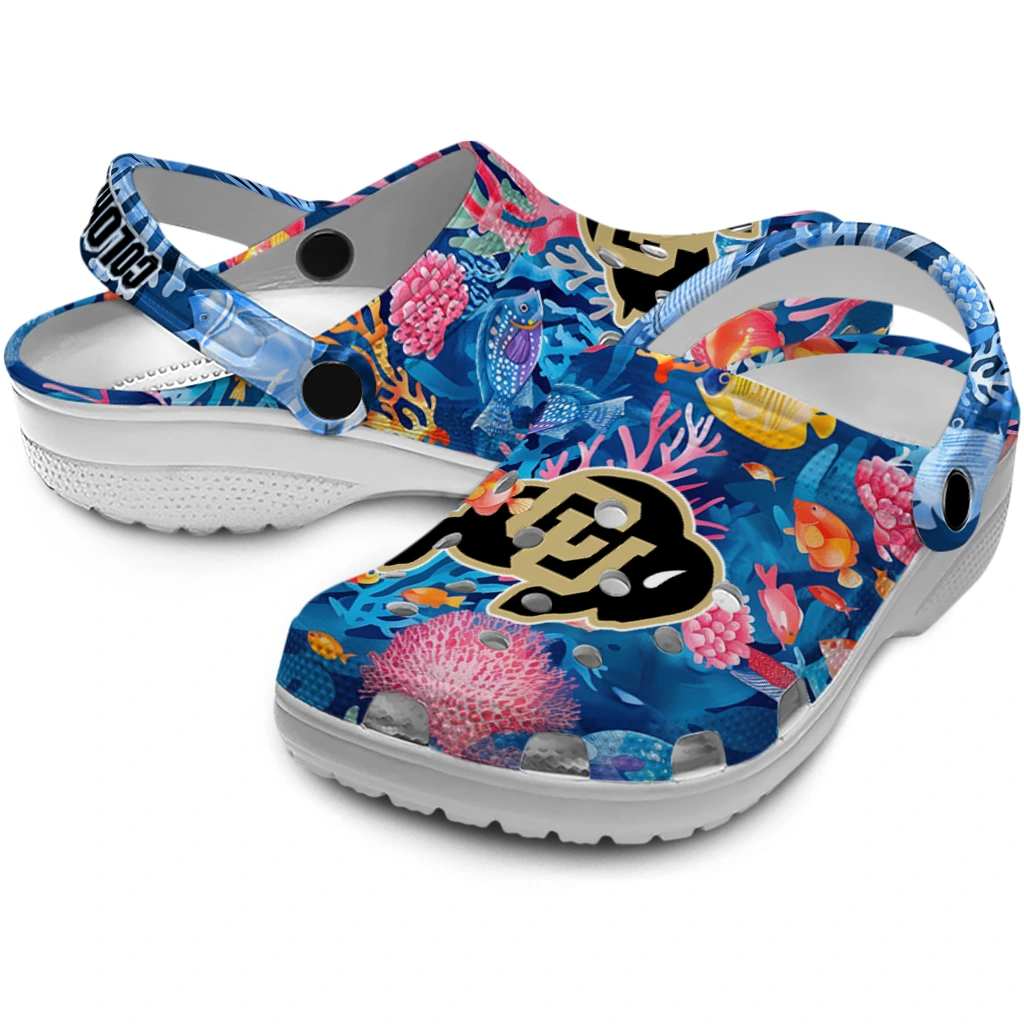 colorado buffaloes ocean wonders clogs high quality colorado buffaloes ocean wonders clogs high quality