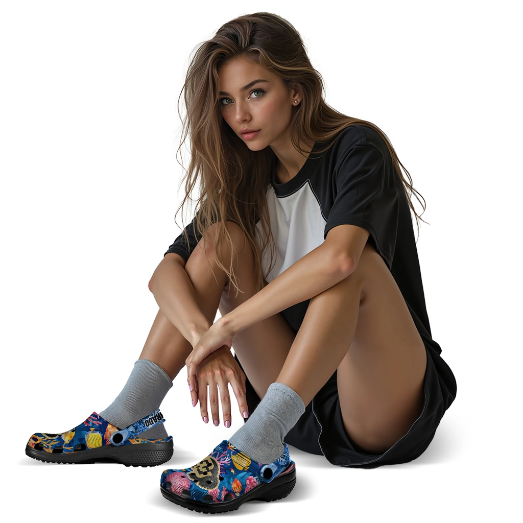 colorado buffaloes ocean wonders clogs premium grade colorado buffaloes ocean wonders clogs premium grade