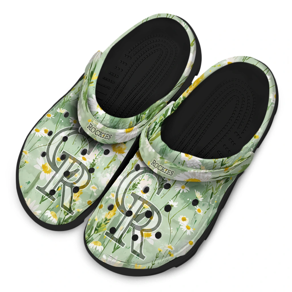 colorado rockies daisy cluster clogs latest model colorado rockies daisy cluster clogs latest model
