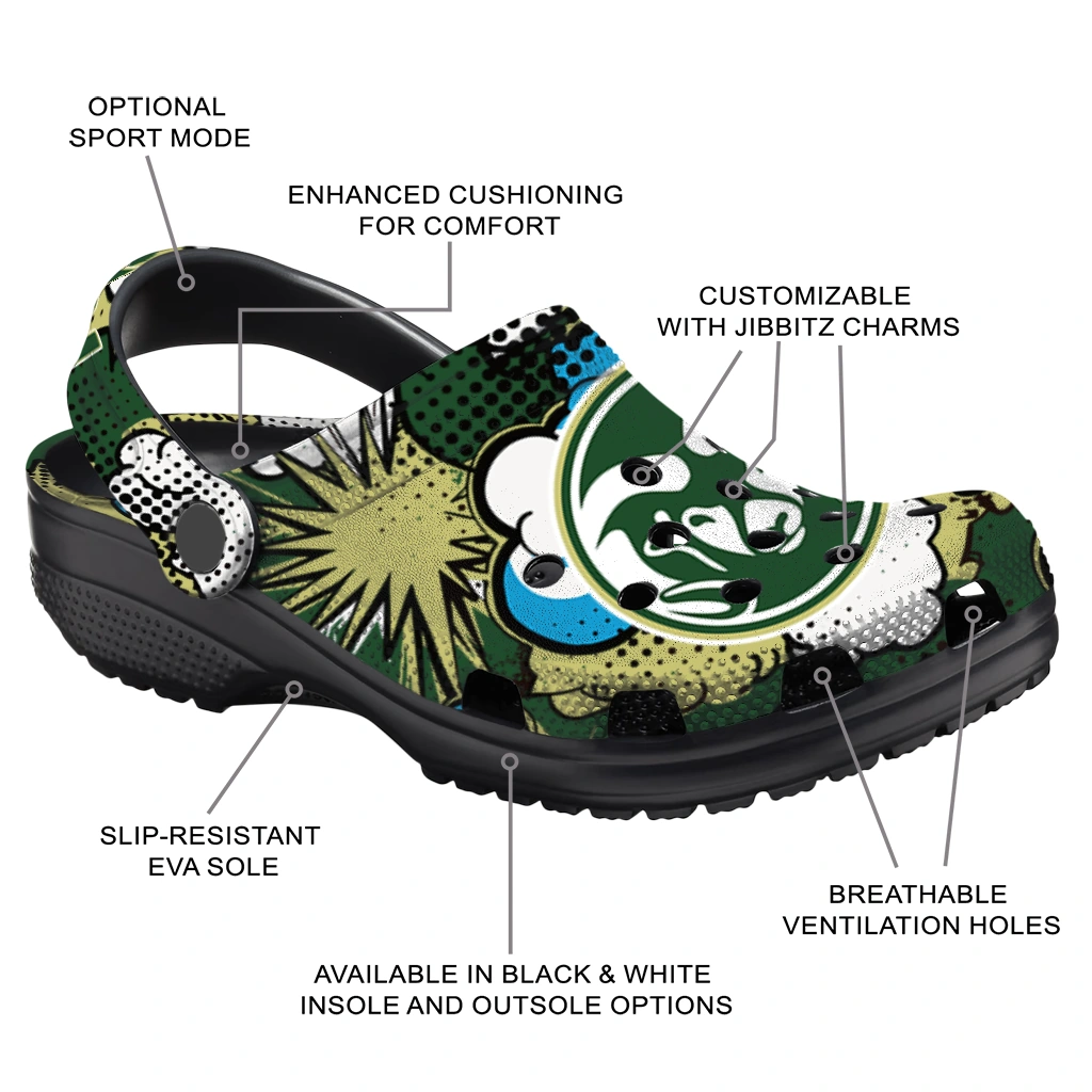 colorado state rams cloud splash clogs new arrival colorado state rams cloud splash clogs new arrival