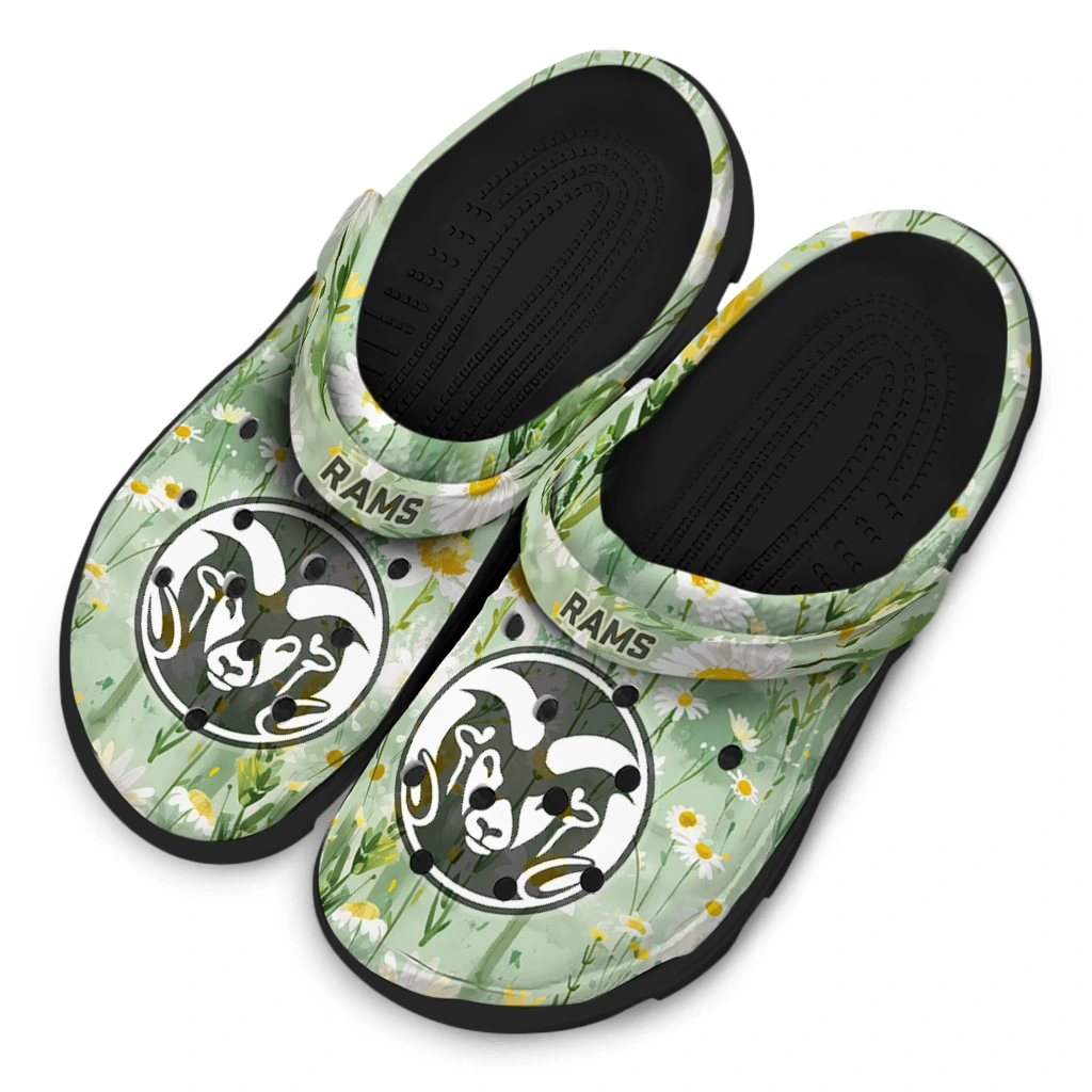 colorado state rams daisy cluster clogs latest model colorado state rams daisy cluster clogs latest model