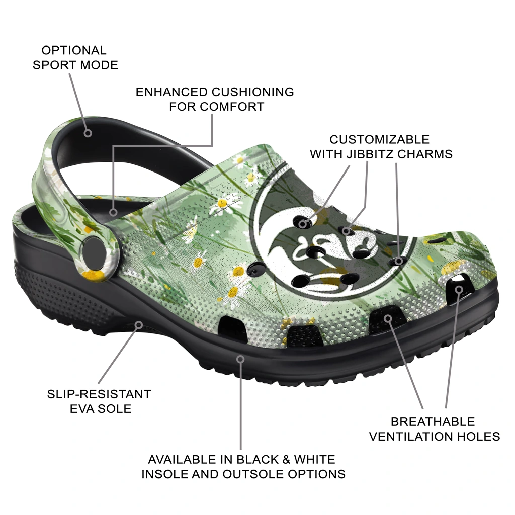colorado state rams daisy cluster clogs new arrival colorado state rams daisy cluster clogs new arrival