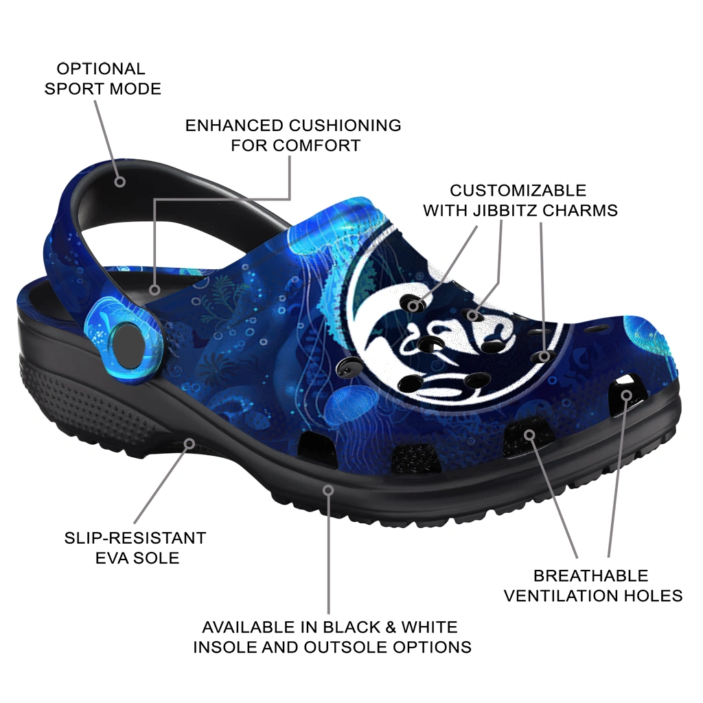 colorado state rams jellyfish ocean clogs new arrival colorado state rams jellyfish ocean clogs new arrival