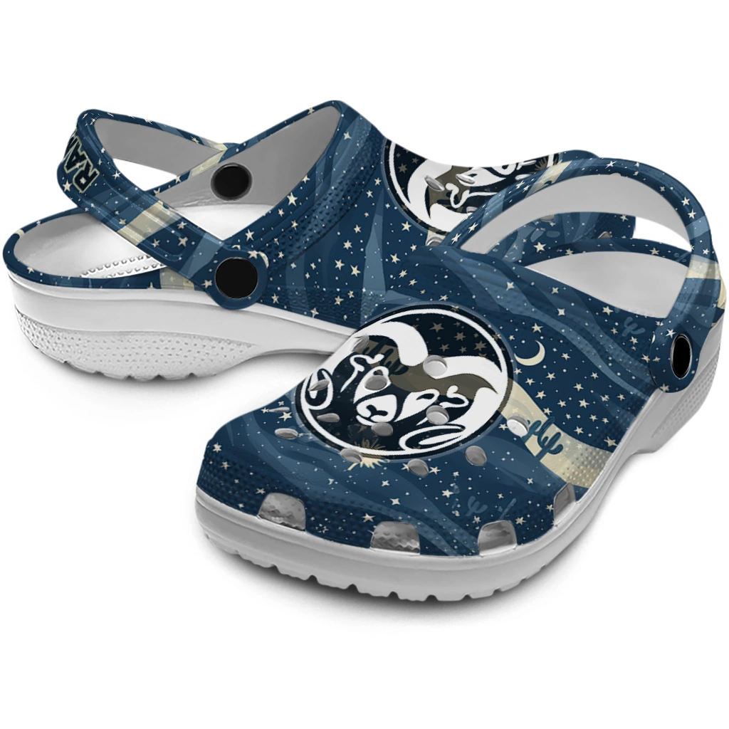 colorado state rams night cactus clogs high quality colorado state rams night cactus clogs high quality