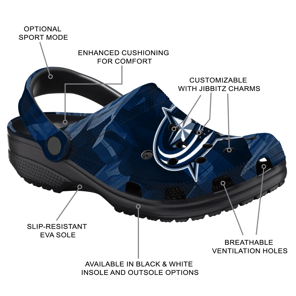 columbus blue jackets canyon layers clogs new arrival columbus blue jackets canyon layers clogs new arrival