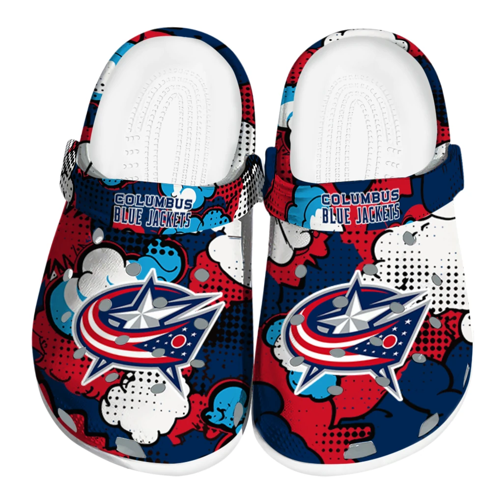 columbus blue jackets cloud splash clogs best selling columbus blue jackets cloud splash clogs best selling