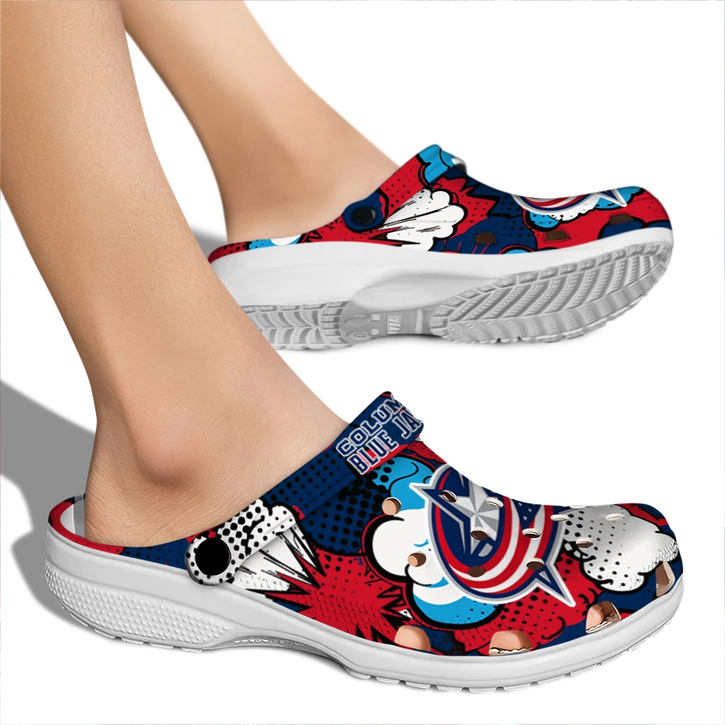 columbus blue jackets cloud splash clogs fashion forward columbus blue jackets cloud splash clogs fashion forward