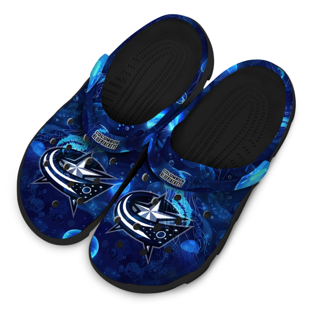 columbus blue jackets jellyfish ocean clogs latest model columbus blue jackets jellyfish ocean clogs latest model