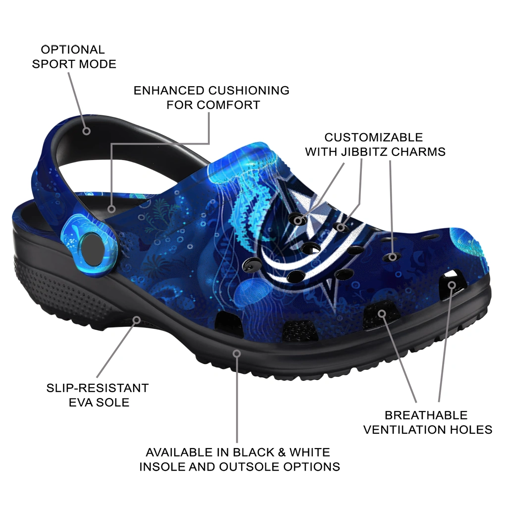 columbus blue jackets jellyfish ocean clogs new arrival columbus blue jackets jellyfish ocean clogs new arrival