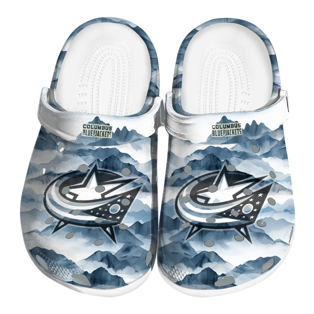 columbus blue jackets mountain peaks clogs best selling columbus blue jackets mountain peaks clogs best selling