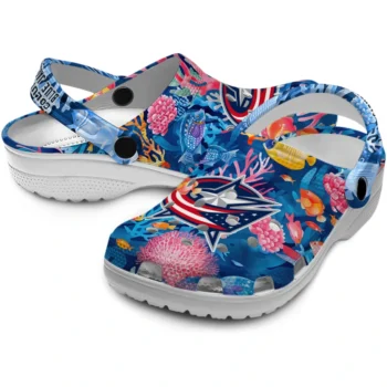 columbus blue jackets ocean wonders clogs high quality
