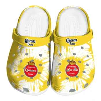 corona beer brush paint yellow white clogs best selling hey clogs