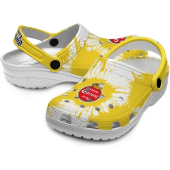 corona beer brush paint yellow white clogs high quality hey clogs