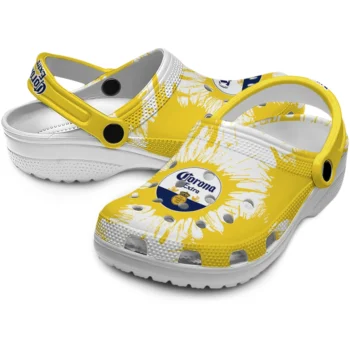 corona beer burst impact yellow white clogs high quality hey clogs