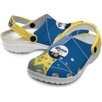 corona beer cap crest blue yellow clogs high quality hey clogs