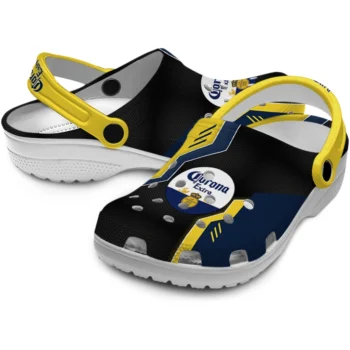 corona beer crown crest yellow black clogs high quality hey clogs
