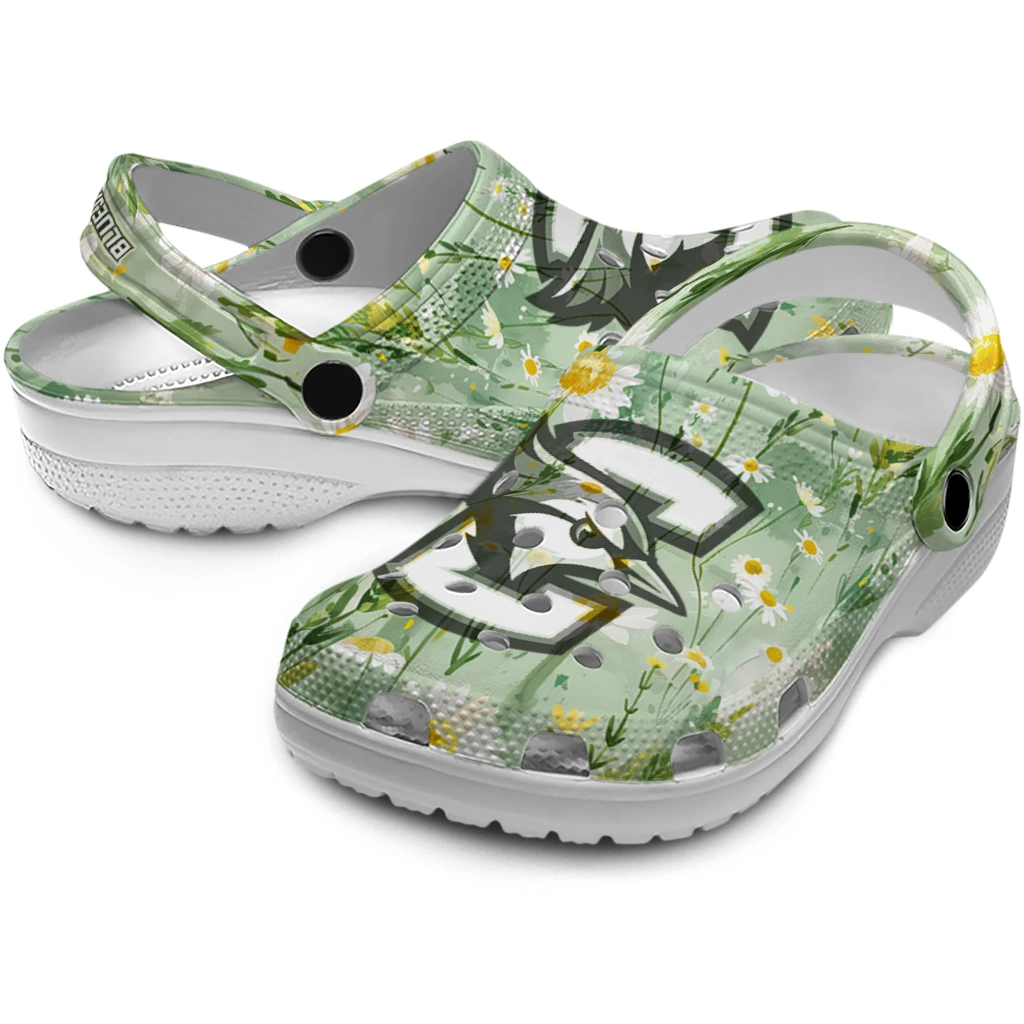 creighton bluejays daisy cluster clogs high quality creighton bluejays daisy cluster clogs high quality