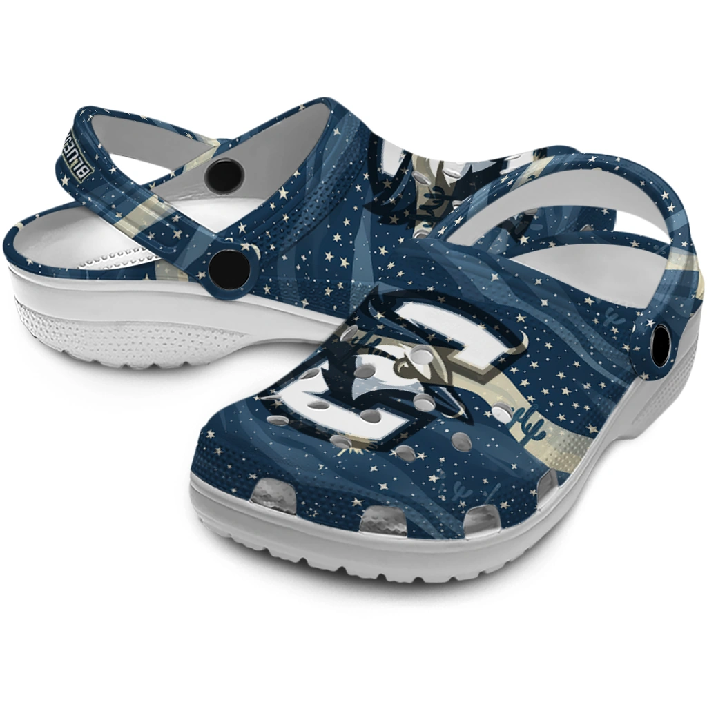 creighton bluejays night cactus clogs high quality creighton bluejays night cactus clogs high quality