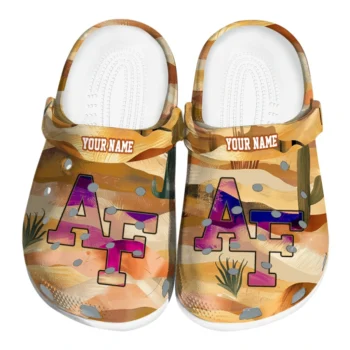custom air force falcons desert layers clogs best selling