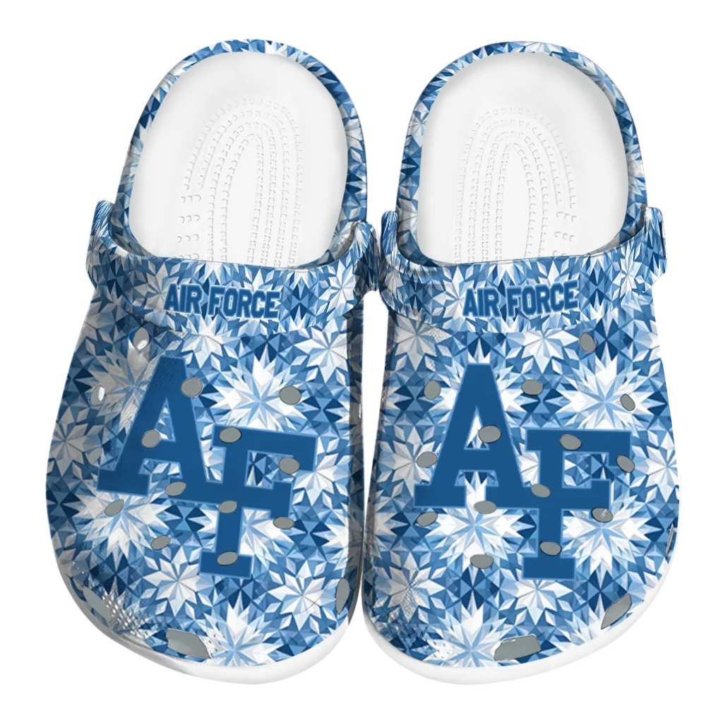 custom air force falcons snowflake mosaic clogs best selling custom air force falcons snowflake mosaic clogs best selling