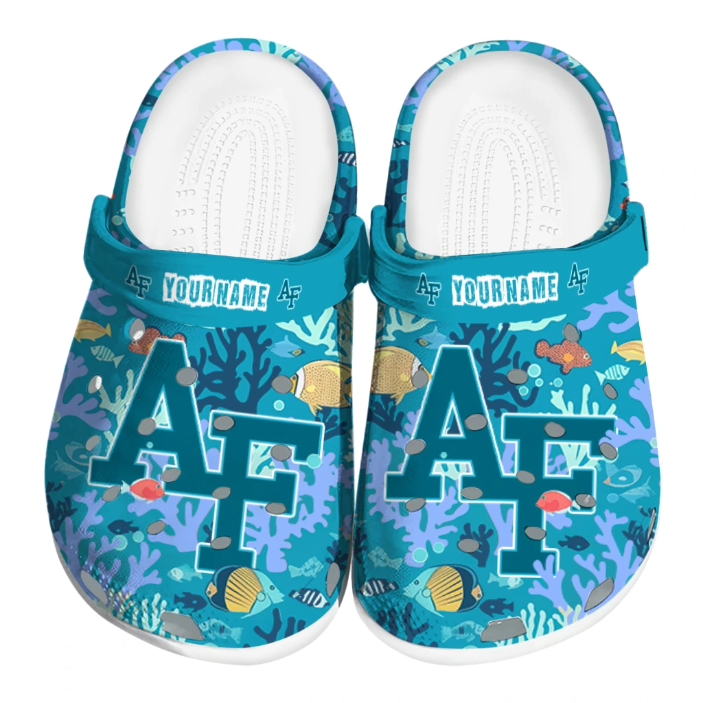 custom air force falcons tropical fish ocean clogs best selling custom air force falcons tropical fish ocean clogs best selling