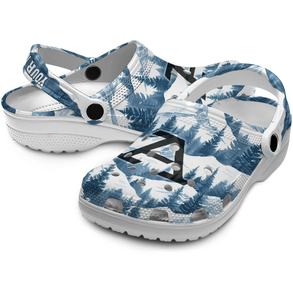 custom akron zips snowy mountains clogs high quality custom akron zips snowy mountains clogs high quality
