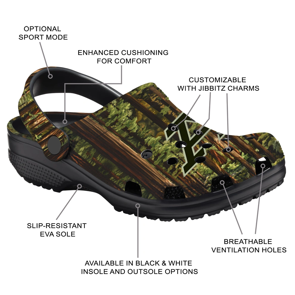 custom akron zips woods forest designs clogs new arrival custom akron zips woods forest designs clogs new arrival