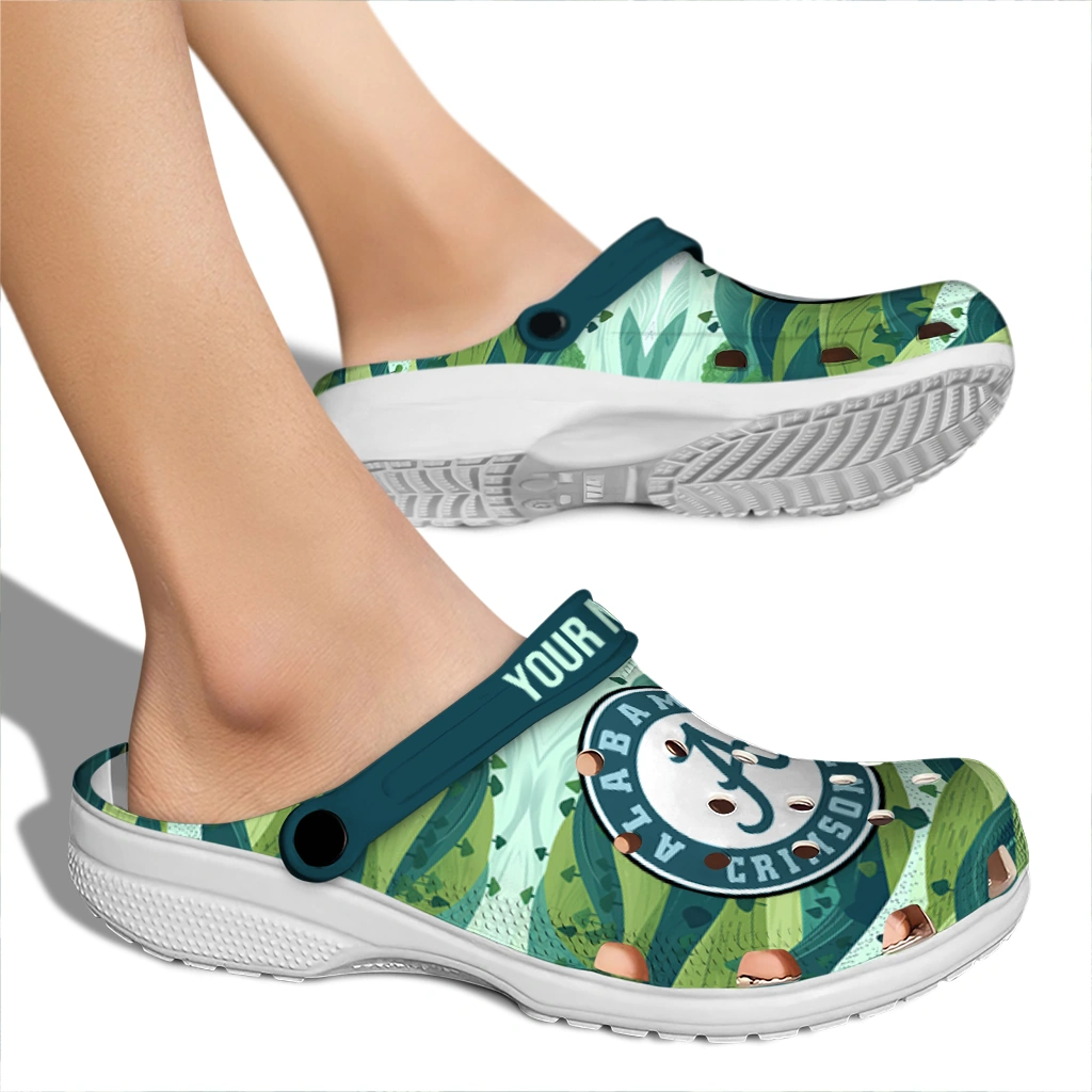 custom alabama crimson tide hills illustration clogs fashion forward custom alabama crimson tide hills illustration clogs fashion forward