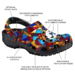 custom alabama crimson tide prism pieces clogs best selling