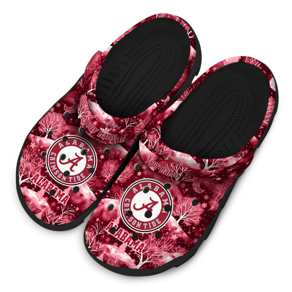 custom alabama crimson tide snowy hills clogs latest model custom alabama crimson tide snowy hills clogs latest model