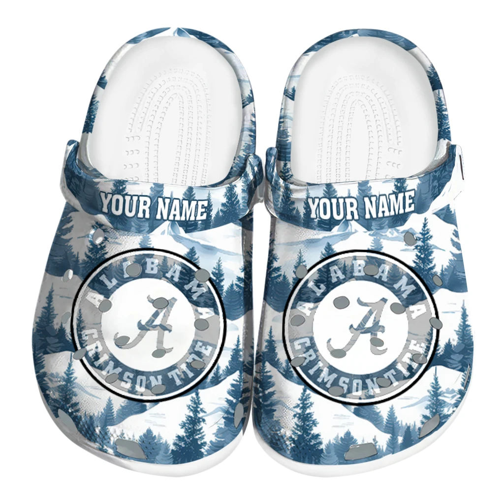custom alabama crimson tide snowy mountains clogs best selling custom alabama crimson tide snowy mountains clogs best selling